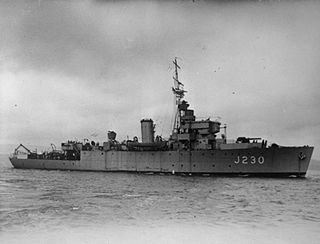 HMS <i>Cadmus</i> (J230) Algerine-class minesweeper