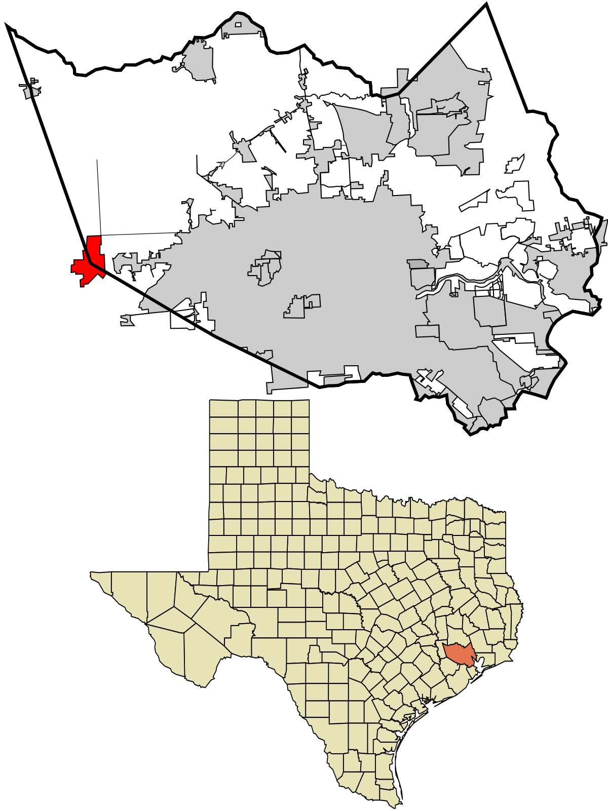 Katy Texas On Map Katy, Texas   Wikipedia