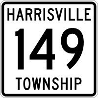 Harrisville Township Route 149, Medina County, Ohio.svg