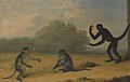Henry Bernard Chalon - Three Monkeys at play (1820).jpg