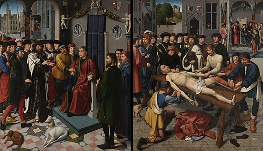 Gérard David, Le Jugement de Cambyse, 1498, Musée Groeninge, Bruges.