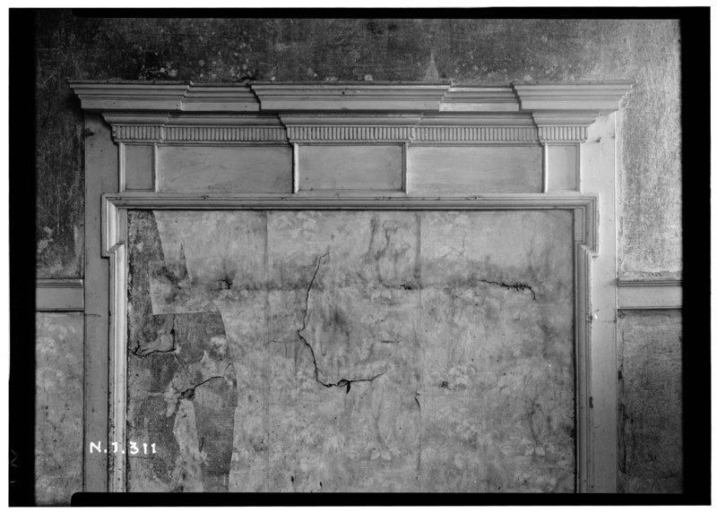 File:Historic American Buildings Survey Nathaniel R. Ewan, Photographer October 2, 1938 INTERIOR - MANTEL DETAIL - DINING ROOM - Archibald Moffett House, Mantua, Gloucester County, NJ HABS NJ,8-MANT.V,1-5.tif