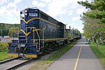 Thumbnail for File:Hocking Valley Scenic Railway diesel locomotive No. 5833 - September 2012 - 01.jpg