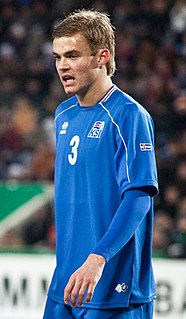 Hólmar Örn Eyjólfsson Icelandic footballer