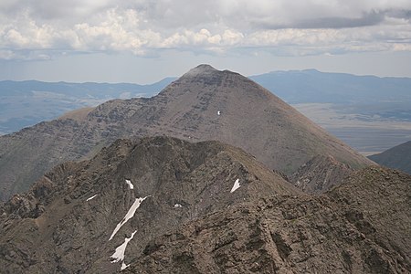 Humboldt Peak as seen from Kit Carson Peak.