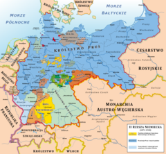 Mapa Cesarstwa Niemieckiego