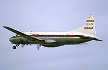 Convair 440 Metropolitan der Iberia, baugleich mit den Unfallflugzeugen 1962 und 1965