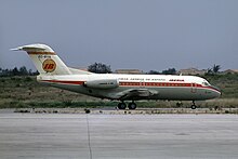 Fokker F28-1000 Fellowship der Iberia, Alicante 1971