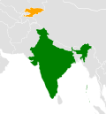 Thumbnail for India–Kyrgyzstan relations