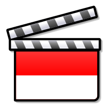 Indonéská filmová klapka.svg