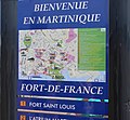 Infotafel Fort-De-France Martinique