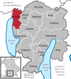 Location of the community of Inning am Ammersee in the district of Starnberg