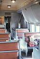 Interior of CN Tourist sleeper on Michigan Railroad Club fantrip, St. Thomas, ONT. on October 24, 1970 (35884701306).jpg