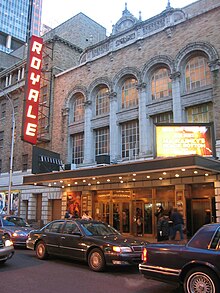 The Royale Theatre, showing Ma Rainey's Black Bottom, 2003 Jacobs (Royale) Theatre NYC 2003.jpg