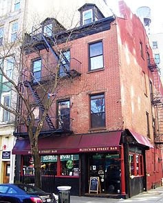 The James Roosevelt House at 58 Bleecker Street