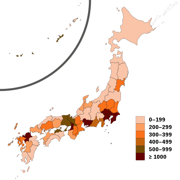 Fájl:Japan Population density map de.svg