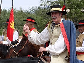 Reenactment of the arrival of de Anza at Tubac