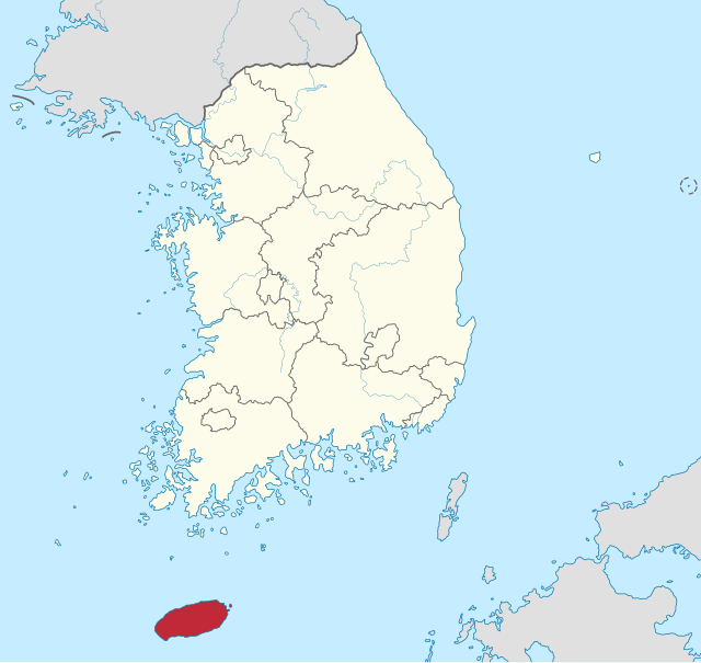 Lokasyon ng Lalawigan ng Jeju