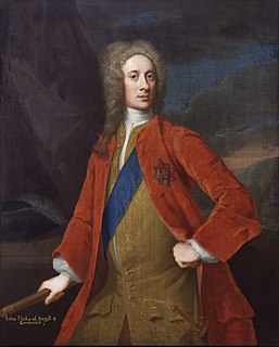 <span class="mw-page-title-main">John Campbell, 2nd Duke of Argyll</span> Scottish soldier and statesman (1680–1743)