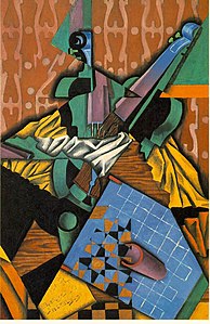 Juan Gris : Violon et damier.