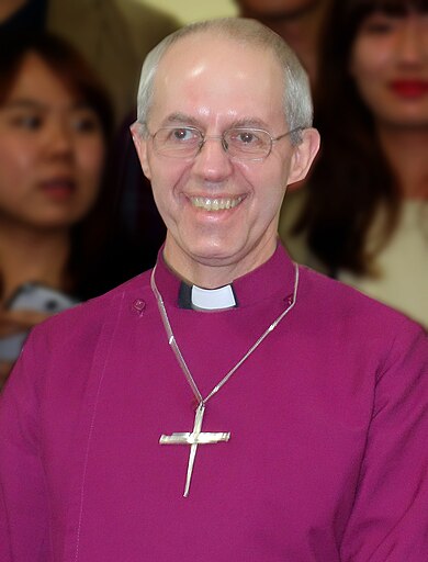 Arcebispo de Cantuária  Justin Welby o primaz da Igreja Anglicana .