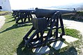 Kanoner (cannons) Gammelt saluttbatteri Kristiansten Festning (fortress) Trondheim Norway 2019-04-2606299.jpg