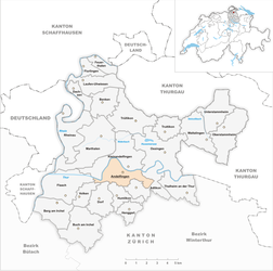 Andelfingen - Mapa