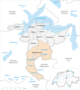 Localisation de Wolfenschiessen