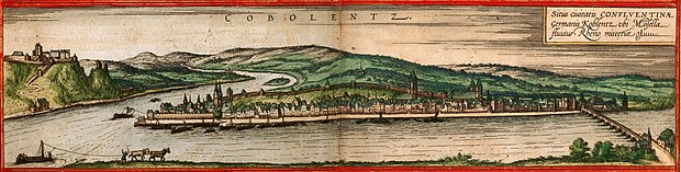 Koblenz in the 16th century