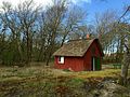 Haus des Kojenwärters an der Vogelkoje Meeram