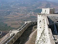 Krak des Chevaliers Castle, Syria, Walls.jpg