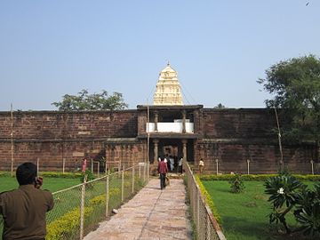 Temple view from south