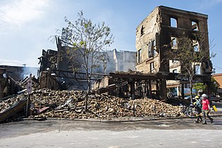 Aftermath of the George Floyd protests in Minneapolis–Saint Paul Aftermath of local civil unrest following murder of an unarmed black man