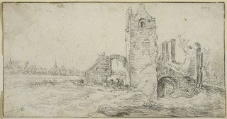 Landscape with the Ruins of a Brick Building
