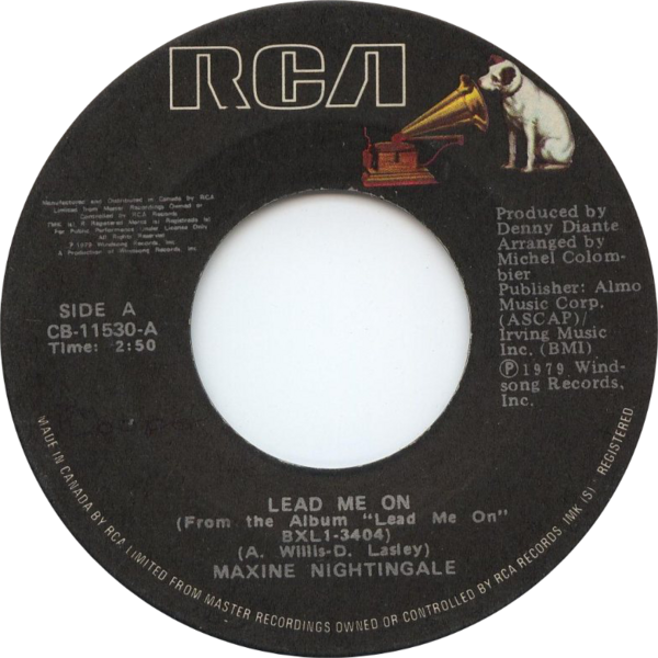 File:Lead Me On by Maxine Nightingale Canadian single vinyl.png