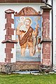 English: Fresco of Saint Christopher Deutsch: Fresko des hl. Christophorus