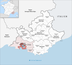Locator map of Arrondissement Istres 2019.png