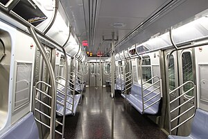 Метро MTA NYC Bombardier Transportation R179 3015 interior.jpg 