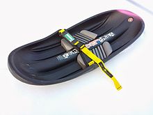 A backcountry sled (a kid's size Mad River Rocket - Stinger) Mad River Rocket Stinger Black.jpg