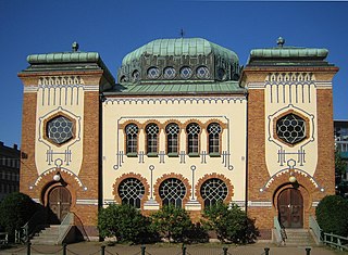 Malmö Synagogue Building in Scania, Skåne County, Sweden
