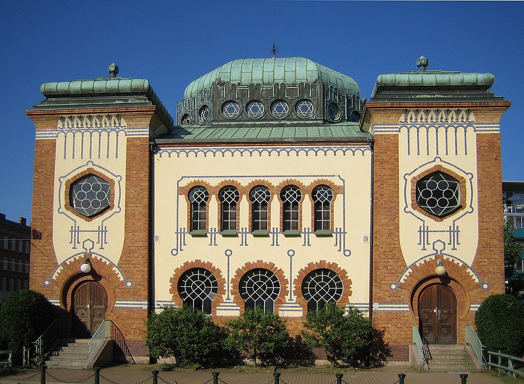 Synagogue art nouveau de Malmo - Photo de jorchr