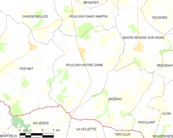 Pouligny-Notre-Dame: Gemeente in Indre, Frankrijk