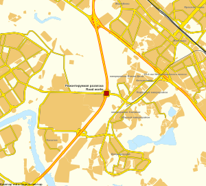 300px map of mkad belaya dacha road works 2022 01.svg