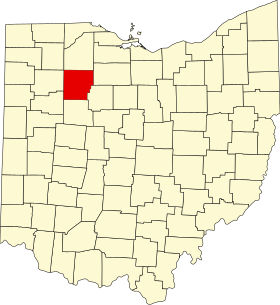 Plassering av County of Hancock (Hancock County)