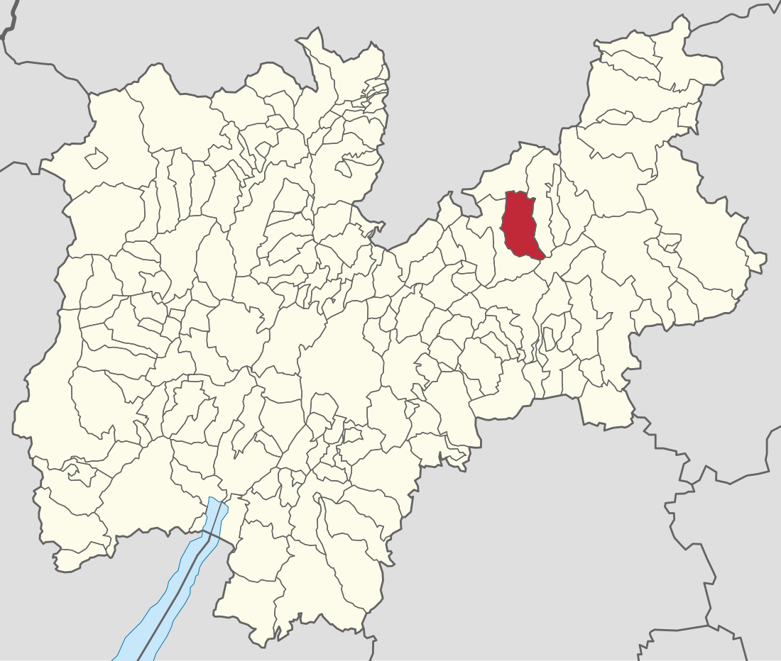 File:Map of comune of Cavalese (province of Trento, region Trentino-South Tyrol, Italy) 2023.svg