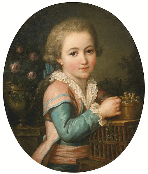 File:Marie-Victoire Lemoine (attr) Portrait of a boy feeding two bird.jpg