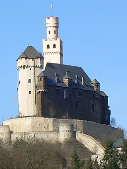 Marksburg Castle Rhine River Valley Braubach Germany