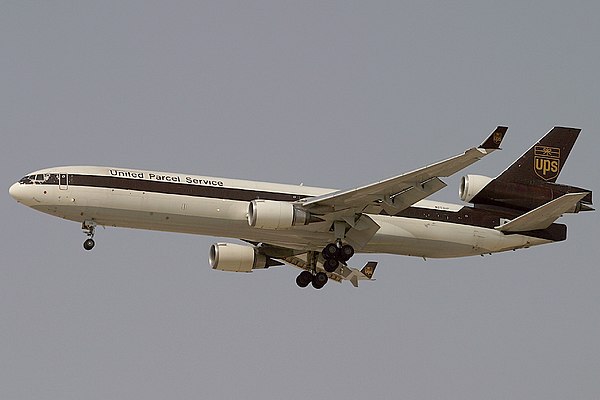 A McDonnell Douglas MD-11 in Dubai