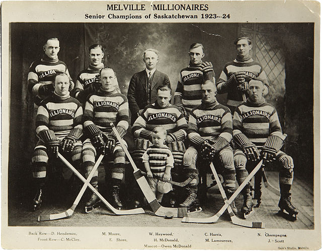 Melville Millionaires, Senior Champions of Saskatchewan, 1923–24.