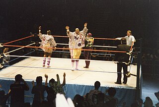 Men on a Mission was a professional wrestling tag team composed of Mabel and Mo, best known for its appearances in the World Wrestling Federation (WWF) from 1993 to 1996.